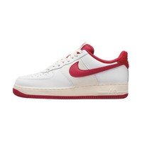 NIKE 耐克 Air Force 1 '07 Lv8 男子休闲运动鞋 DO5220-161 白/红 43