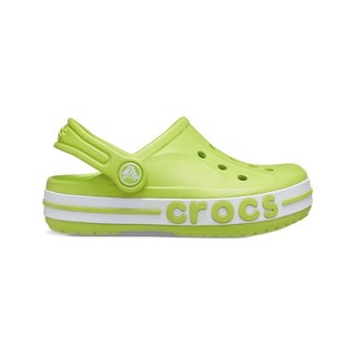 crocs 卡骆驰 205100-3XT 儿童洞洞拖鞋 青柠绿 26码