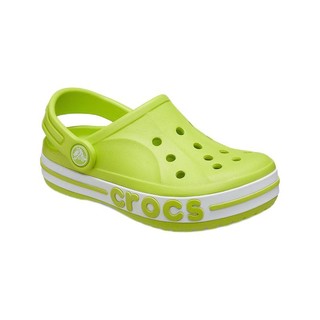 crocs 卡骆驰 205100-3XT 儿童洞洞拖鞋 青柠绿 26码