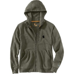 carhartt 男士加绒拉链帽衫