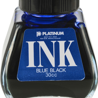 PLATINUM 白金 INK-400 钢笔墨水 蓝黑 30ml