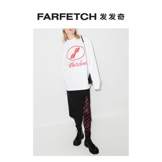 We11Done女士logo印花套头衫FARFETCH发发奇 白色 s