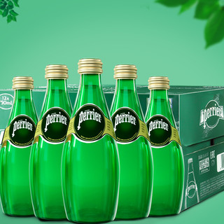 Perrier 巴黎水 气泡水组合装 3口味 330ml*12瓶（原味+柠檬+青柠）