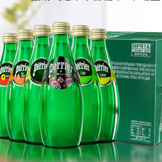 Perrier 巴黎水 气泡水组合装 3口味 330ml*12瓶（原味+柠檬+青柠）