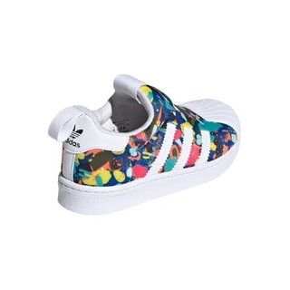 adidas ORIGINALS SUPERSTAR 360 C 男童休闲运动鞋 EE6264 深蓝/白/黄/浅蓝/红 34码