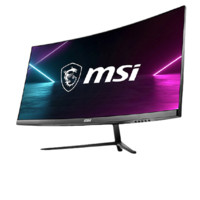 MSI 微星 PAG301CR 30英寸 VA 曲面 FreeSync 显示器 (2560×1080、200Hz、100%sRGB)