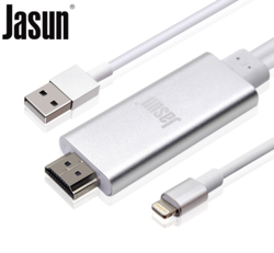Jasun 苹果 Lighting转HDMI同屏线 1米