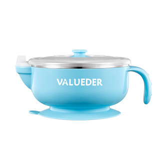 VALUEDER 威仑帝尔 CJ043 儿童不锈钢餐具 蓝色 3件套