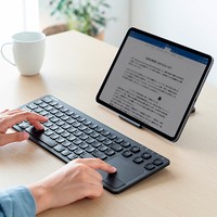 SANWA SUPPLY 山业 日本SANWA无线蓝牙键盘可充电家用办公游戏便携ipad平板电脑MAC