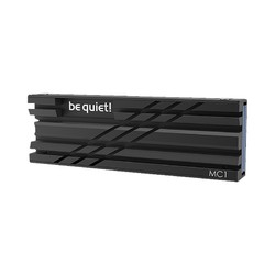 be quiet MC1 M.2 SSD固态硬盘散热SSD盔甲nvme马甲双面全铝SSD散热器完全兼容PS5扩展SSD