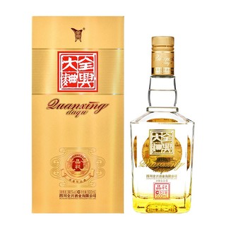 Quanxing Daqu 全兴大曲 晶彩金 38%vol 浓香型白酒 500ml*6瓶 整箱装