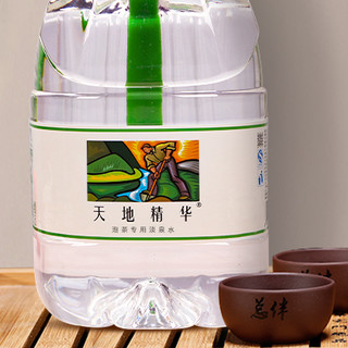 天地精华 泡茶专用淡泉水 4.5L*4桶