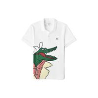 LACOSTE 拉科斯特 X Jean-michel Tixier 中性POLO衫 PH0410-JD4 白/绿/黄 L