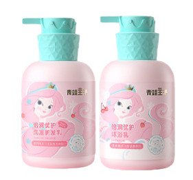 青蛙王子 儿童洗沐套装 500ml*1洗发水+500ml*1沐浴露