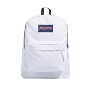 jansport杰斯伯男女款双肩包3p6966q白色中号