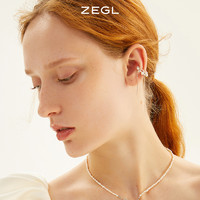 ZENGLIU ZEGL设计师耳夹女耳骨夹冷淡风无耳洞耳环高级感耳饰轻奢套装组合
