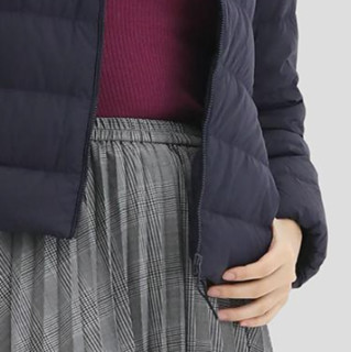 UNIQLO 优衣库 女士连帽短款羽绒服 429454 藏青色 XS