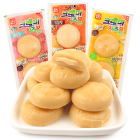 客唻美 韩国进口客唻美爆汁芝士奶酪原味虾味蟹味鳕鱼饼36g*3袋