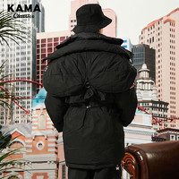 KAMA 卡玛 冬季街潮新款连帽加厚超暖工装多袋加厚保暖棉服8420781