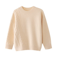 Annil 安奈儿 女童圆领针织衫