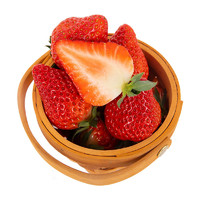 玖玖农场 丹东99草莓 中果25-30g 2斤