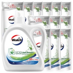 Walch 威露士 抗菌有氧洗衣液 共16斤 （瓶装2L+袋装补充装500ml*12 ）