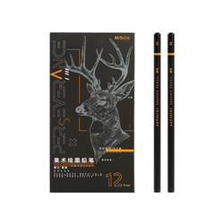 M&G 晨光 AWP357D7 素描铅笔 12支装