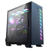 MSI 微星 MAG VAMPIRIC 300R 玩派3 RGB EATX机箱 侧透 太平洋蓝