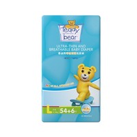 88VIP：泰迪熊 呼吸特薄系列 婴儿纸尿裤 L60片