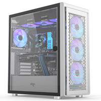 aigo 爱国者 破晓X3 E-ATX机箱 半侧透 白色