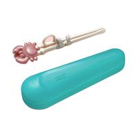 babycare 2166 儿童螃蟹学习筷 珊瑚粉+筷盒套装