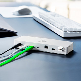雷蛇（Razer）雷电4扩展坞水银版 Dock USB转换器HUB适用于笔记本电脑苹果Mac