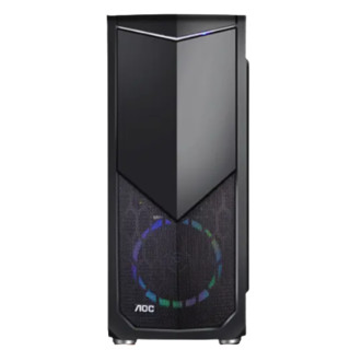 AOC 冠捷 战神 816 九代酷睿版 家用台式机 黑色 (酷睿i5-9400F、RX570 4G、8GB、480GB SSD、风冷)