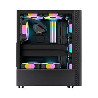 玩嘉 WJCOOLMAN 铠甲 RGB ATX机箱 半侧透 黑色