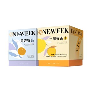 nayuki 奈雪 一周好茶组合装 2口味 81g（经典茶25g+果茶56g）