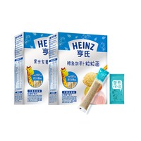 Heinz 亨氏 儿童碎面蝴蝶面紫薯鳕鱼 320g*2袋