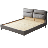 ZUOYOU 左右家私 DR098 北欧科技布床 冰川灰 180*200cm 常规款