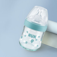 NUK 婴儿自然母感超宽口径玻璃奶瓶120ml  初生型 0-6月