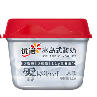 yoplait 优诺 冰岛式风味酸奶 原味 120g*6杯