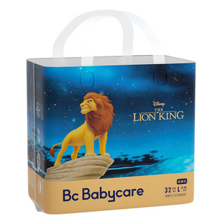 babycare 皇室狮子王系列 拉拉裤 L32片+婴儿柔护湿巾 80抽*5包 限定款礼盒