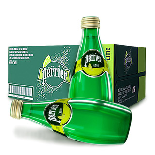 perrier 巴黎水 苏打水组合装 330ml*12瓶+12瓶（柠檬味330ml*12瓶+大象苏打水12瓶）