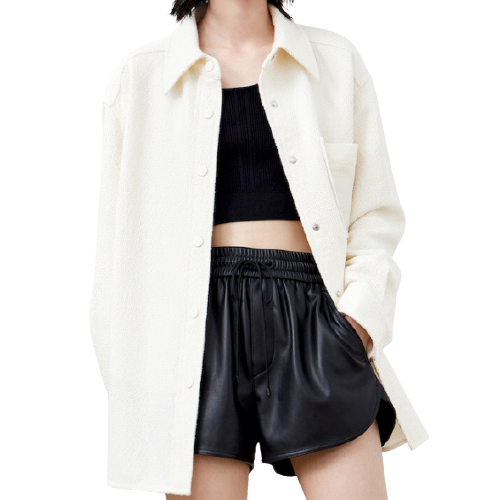 MO&Co. 摩安珂 女士衬衫式外套 MBA3COTT09