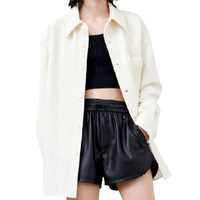 MO&Co. 摩安珂 女士衬衫式外套 MBA3COTT09 本白 XS