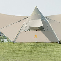 CAMEL 骆驼 户外露营帐篷便携式折叠印第安金字塔自动帐