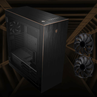 MSI 微星 SEKIRA 500G E-ATX机箱 半侧透 黑色