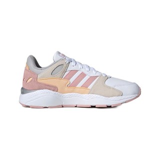 adidas NEO Crazychaos 女子休闲运动鞋 FW5724 白粉橙 38