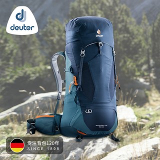 德国多特Deuter进口男女双肩包蓝精灵登山包户外运动徒步大容量背包 65 + 10 极地蓝 五年质保，终身维修