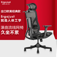Ergojust 爱高佳 R1公电脑椅 人体工学椅 家用书房椅子