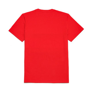 LACOSTE 拉科斯特 男士圆领短袖T恤 TH1884 鲜红/酒红 3
