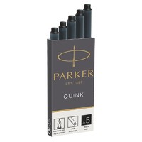 PARKER 派克 钢笔（PARKER）墨水芯 配件黑色5支装